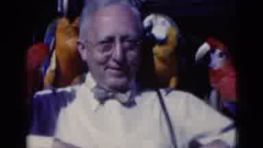 Florida USA (1975): The Parrots Are Landing On The Man Very Nicely