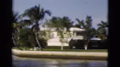Florida USA (1975): Someone Taking A Boat And Filming The Landscape