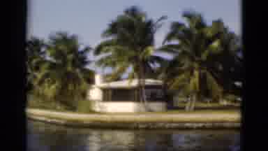 Florida USA (1975): View Of White Beachfront Home On A Bright Sunny Day