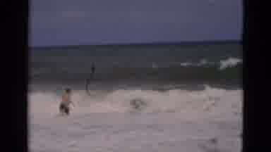 Florida USA-1975: Swimming In The Ocean