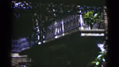 Florida USA (1975): View Of Iron Balcony On A Bright Sunny Day