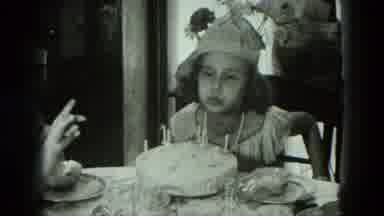 West Germany (1951): Birthday Party Video Has A Girl Blowing Out Candles And