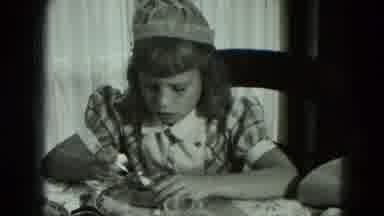 West Germany (1951): Little Girl Eating Ice Cream Followed By Family At A