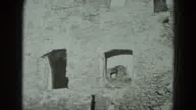 West Germany (1951): Stone Abandoned Building With Nothing Else Around It In