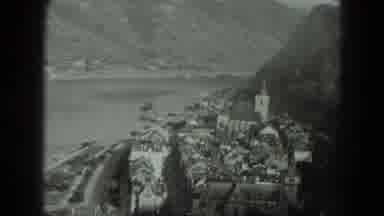 West Germany (1951): Scenic Black And White View Of A Seaside Village