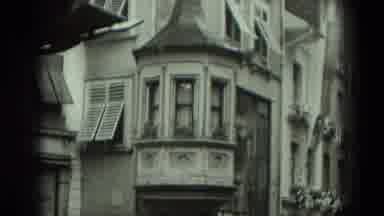 West Germany (1951): Large Older Home With Lots Of Windows Most Of Which Have Been