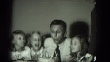 West Germany (1951): A Guy And Three Girls Are Signing Birthday Songs In Front Of