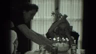West Germany (1951): Little Girl Gets A Birthday Cake