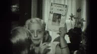 West Germany (1951): Girl Opens Gift With Friends And Relatives And Is Very Happy