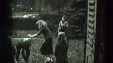 West Germany (1951): Young People Play With Ball Outdoors With Great Joy And Unity