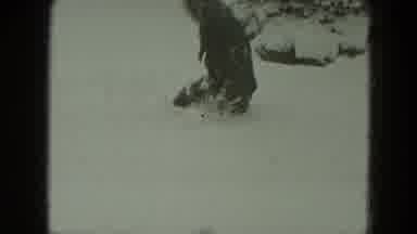 West Germany (1951): The Little Childs Are Playing In The Snow They Try To Make