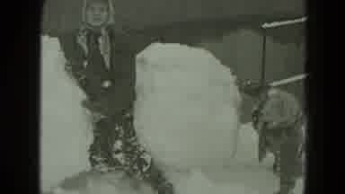 West Germany (1951): The Childrens Are Playing In The Snow They Try To Make Snow