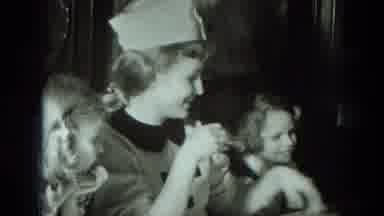 West Germany (1951): A Little Girl's Birthday Party With A Present Her Mom And