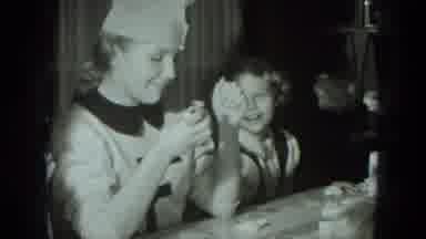 West Germany (1951): Group Of Young Girls Talking And Playing Together They Are