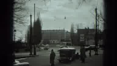 West Germany (1951): Vintage City Street To Image Of Cement Wall With Grate
