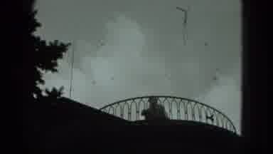 West Germany (1951): A View Of A Lady Sightseeing On A Bridge With Her Dog