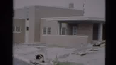 Paducah Kentucky USA (1951): A Building Under Construction Has Materials Strewn