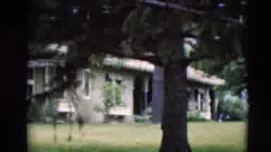 Paducah Kentucky USA (1951): Outside Scene Of A Large House With A Large Lawn As