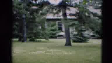Paducah Kentucky USA (1951): Large Yard With A Home In The Back Surrounded By
