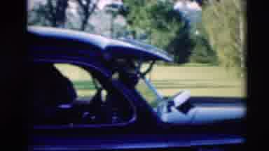 Paducah Kentucky USA (1951): Car And Party With People Who Are Outside