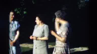 Paducah Kentucky USA (1951): Older Friends Spending Time Laughter Clothing Fashion