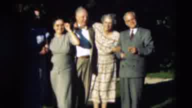 Paducah Kentucky USA (1951): Group Of Old And Young People Possibly Family