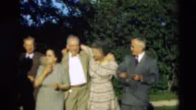 Paducah Kentucky USA (1951): Long Time Friends Reunited After Not Seeing Each