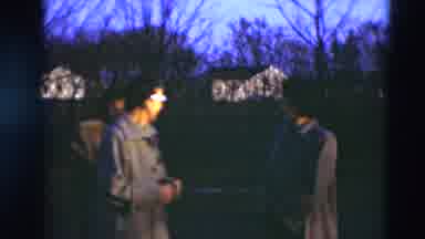Paducah Kentucky USA (1951): Three Mature Women Long Comfortable Trench Coats Shy