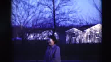 Paducah Kentucky USA (1951): Woman Smiles On A Walk Outside The Residence On A