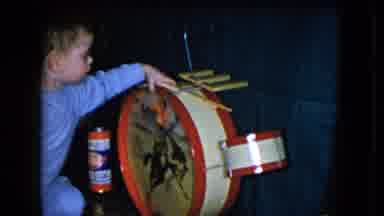 Cleveland Ohio (1951): Little Boy Gets To Know Musical Instrument Through A Toy