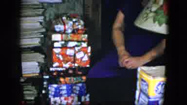 Cleveland Ohio (1951): A Woman Is Sitting Near To Articles Packed Beautifully Near