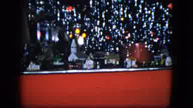 Cleveland Ohio (1951): Old Footage Of A Christmas Model Toy Train Set Up With