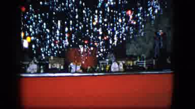 Cleveland Ohio (1951): Detailed Model Train That Runs Under A Revolving Christmas