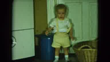 Cleveland Ohio (1951): The Baby Is Crying And Going Before Her Mother With Cutest