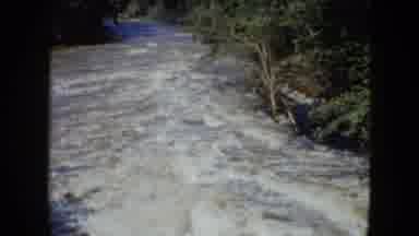 Cleveland Ohio (1951): The Camera Captures Water Going Down Stream And Mixing