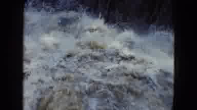 Cleveland Ohio (1951): Water Splashing At Bottom Of Small Waterfall
