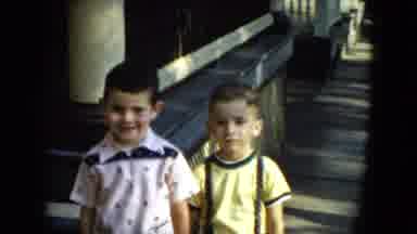 Cleveland Ohio (1951): Two Little Boys Together And Apart