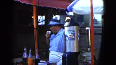 Cleveland Ohio (1951): The Man Was Drinking Coffee On His Shop