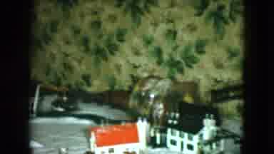 Cleveland Ohio (1951): A View Of A Railroad Racing Track Setting On A Table