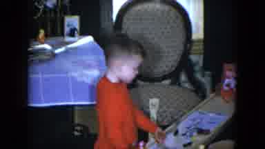 Cleveland Ohio (1951): The Child Sees The Papers On The Table Red