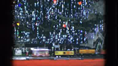 Cleveland Ohio (1951): Train Set Display At The Holidays Is Moving Quickly