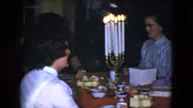 Cleveland Ohio (1951): Ladies Sitting Around A Table Having Dinner By Candle Light