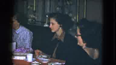 Cleveland Ohio (1951): Family Gathered At The Dinner Table With An Elderly Woman