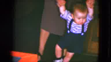 Cleveland Ohio (1951): Woman Leading A Child Through The Living Room Of His House