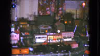 Cleveland Ohio (1951): Model Train Quickly Encircling Elaborate Miniature Town And