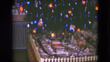 Cleveland Ohio (1951): Xmas Tree With Gifts Under Alot At Night