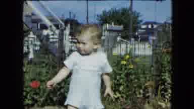 Cleveland Ohio (1951): Baby In The Garden