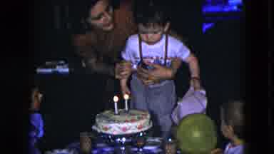 Cleveland Ohio (1951): Family Celebrates Birthday With Child