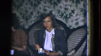 Cleveland Ohio (1951): Well Dressed Beautiful Women Cute Toddler Eating Snack