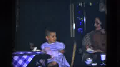 Cleveland Ohio (1951): Children Table Separate From The Adults Table Child Looking
